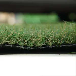 Aurelie 30mm Outdoor Artificial Grass, Pet-Friendly Artificial Grass, Plush Fake Grass-11m(36'1") X 4m(13'1")-44m²