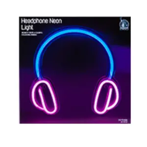 Headphone Neon Light Sign Wall or Free Standing