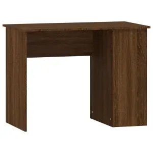 Berkfield Desk Brown Oak 100x55x75 cm Engineered Wood