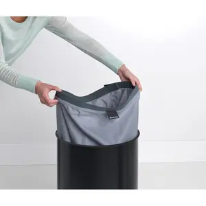 Brabantia Cork Lid Laundry Bin 35 Litre Black