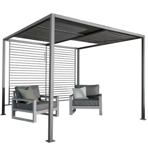 Norfolk Leisure Sliding Roof Gazebo 2.8x2.8m