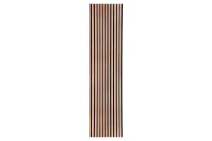 Fuse Acoustic Wooden Wall Panel in Brushed Copper, 2.4m x 0.6m