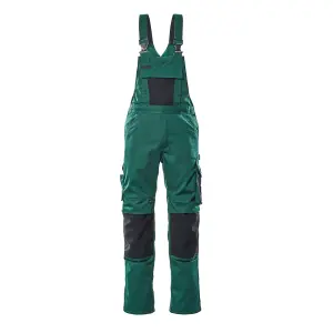 Mascot Unique Augsburg Bib & Brace - Green/Black   (30.5) (Leg Length - Regular)