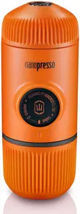 WACACO Nanopresso Portable Espresso Maker, Upgrade Version Of Minipresso, 18 Bar Pressure, Orange Patrol Edition, Small Travel Coffee Maker,