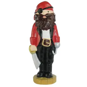 Creative Pirate Design Birthday Party Cake Topper Red/Black/White (One Size)