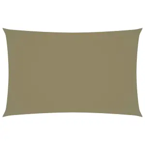 Berkfield Sunshade Sail Oxford Fabric Rectangular 2x4.5 m Beige