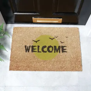 Halloween Welcome Bats Doormat (60 x 40cm)