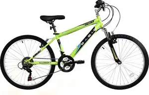 Basis Bolt Boys Hardtail Mountain Bike, 24" Wheel - Lime Green