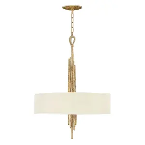 Elstead Spyre 6 Light Round Ceiling Pendant Gold, E14