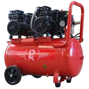 RocwooD Air Compressor Electric 50L Litre 1500w Silent 116PSI