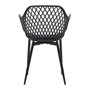 Alzugaray Dining Chair (Set of 4) Black