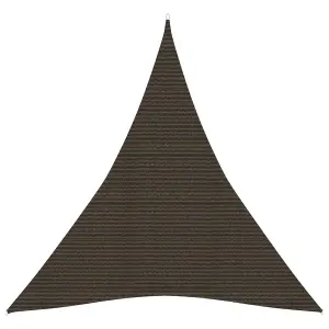 Berkfield Sunshade Sail 160 g/m2 Brown 3x4x4 m HDPE