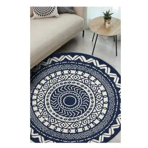 County Collection Circle Indoor/Outdoor Rugs  11659A