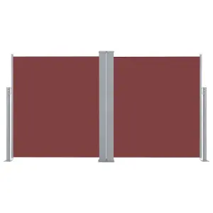 Berkfield Retractable Side Awning 170x600 cm Brown