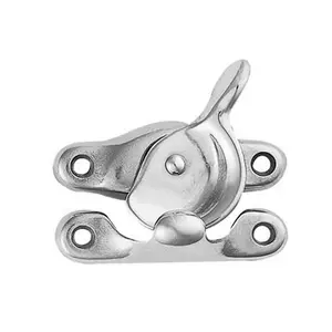 Fitch Pattern Sash Window Fastener 49mm Fixing Centres Satin Chrome