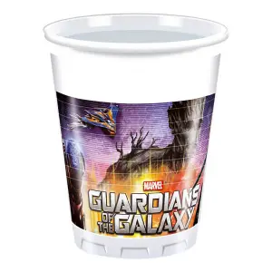 Guardians Of The Galaxy Plastic 200ml Party Cup (Pack of 8) Multicoloured (One Size)