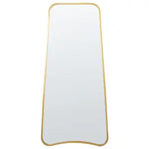 Beliani Glam Wall Mirror LEVET Metal Gold