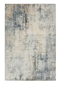 Grey Beige Rug, 10mm Thick Abstract Stain-Resistant Rug, Luxurious Modern Rug for Bedroom, & Dining Room-240cm X 320cm