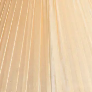 45cm Light Cream Silk Pleat Empire Lamp Shade For Table and Flor Lamps