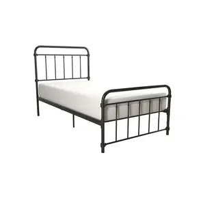 Aanya Bed Frame Matte Black / Single (3')