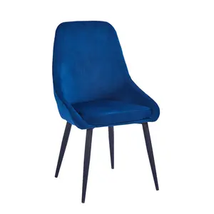 Fern Upholstered Dining Chair (Set of 2) Blue