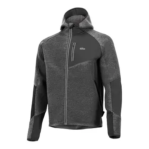 Site Suter Grey & black Men's Hooded sweatshirt X Large