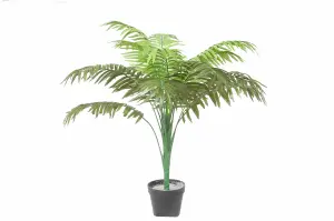 Tradala 3ft Lush Artificial Tree Large Palm 90cm / 3ft Tall in Plant Pot - For Home Living Room Indoors