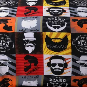 Rasheema Duvet Set Black / Fun Its A Beard Thing / Single - 1 Standard Pillowcase