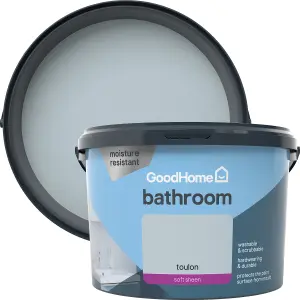 GoodHome Bathroom Toulon Soft sheen Emulsion paint, 2.5L