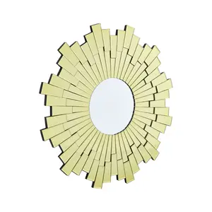 Interiors by Premier Glitzy Small Circular Wall Mirror