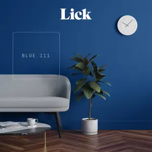 Lick Blue 111 Matt Emulsion paint, 2.5L