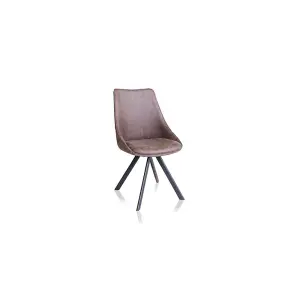 PS Global Set of 2 Alpha Dining Chairs (Lava)