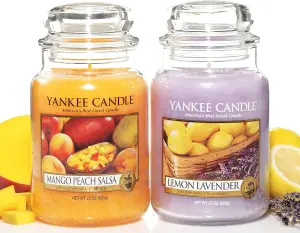 Yankee Candle jar Large Mango Peach