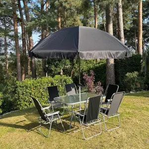 Parasol for 8 Piece Metal Garden Patio Furniture Sets