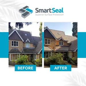 Smartseal Roof Tile Sealer, 100ml Sample, For Concrete, Slate & Clay Roof Tiles, 10yr Water Repellent, Moss and Algae Protection