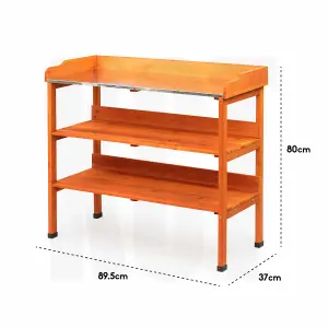 KCT Garden 3 Tier Potting Bench Table