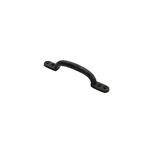 Forged Iron Hotbed Pull Handle 152 x 18mm Black Antique Door Handle