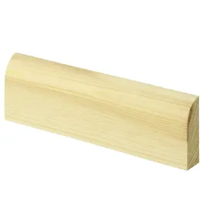 PACK OF 10 - Bullnose Pine Architrave - 15mm x 45mm x 2100mm