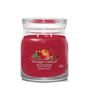 Yankee Candle Signature Medium Jar Red Apple Wreath