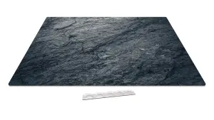 ALLboards Glass Chopping Board GRANITE STONE ROCK FORMATION 60x52cm Cutting Board Splashback Worktop Saver for Kitchen