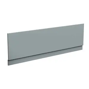 Nes Home Matt Grey 1800mm Water Proof Durable PVC Front Bath Panel 15mm Thick