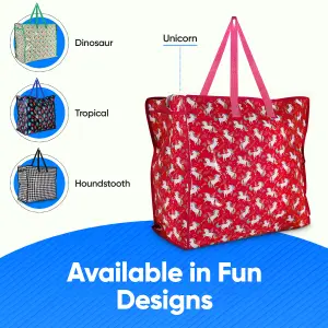 Woven Storage Laundry Bag - Assorted Designs