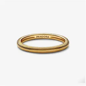 Pandora ME Ring - 14K Gold Plating - Sz. 56