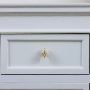 Melody Maison Gold Coral Shaped Drawer Knob