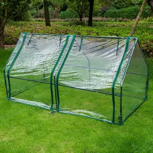 Green Waterproof Cover Metal Hobby Greenhouse