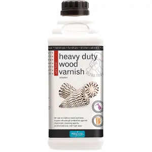 Polyvine Heavy Duty Interior Wood Varnish Satin 1L