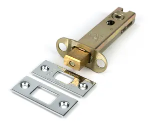 From The Anvil Polished Chrome 4" Heavy Duty Tubular Deadbolt