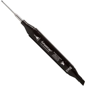 FastCap 2-in-1 Long Nosed & Chisel Tip Marker Black 28mm