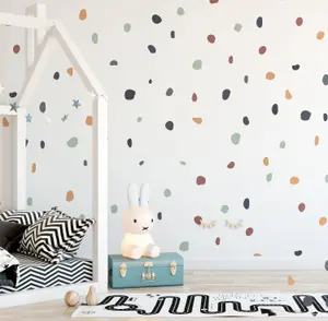 Modern Boho Chic Polka Dot Stickers