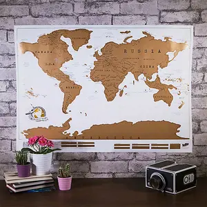 Scratchmap Personalised Map of the World